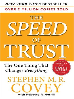 cover image of The SPEED of Trust